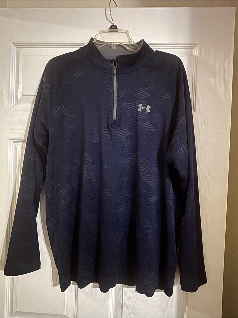 Under Armour Navy Blue Quarter-Zip Pullover